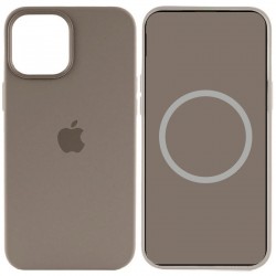 Чохол Silicone case (AAA) with Magsafe and Animation для Apple iPhone 15 Pro Max (6.7")  Коричневий / Clay - 00000067534_2