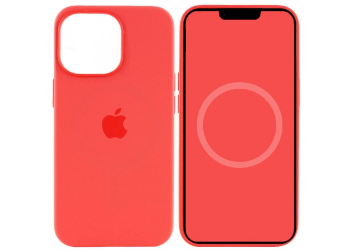 Чохол Silicone case (AAA) with Magsafe and Animation для Apple iPhone 15 Pro Max (6.7
