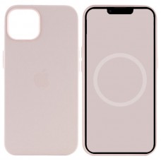 Чохол Silicone case (AAA) with Magsafe and Animation для Apple iPhone 15 Pro Max (6.7")  Рожевий / Light pink - 00000067534_5