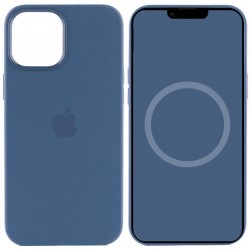 Чохол Silicone case (AAA) with Magsafe and Animation для Apple iPhone 15 Pro Max (6.7")  Синій / Winter blue - 00000067534_7