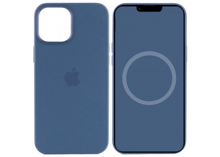 Чохол Silicone case (AAA) with Magsafe and Animation для Apple iPhone 15 Pro Max (6.7