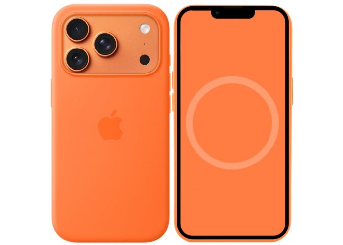 Чохол Silicone case (AAA) with Magsafe and Animation для Apple iPhone 17 Pro (6.3