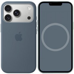 Чохол Silicone case (AAA) with Magsafe and Animation для Apple iPhone 17 Pro (6.3")  Anchor Blue - 00000081569_16