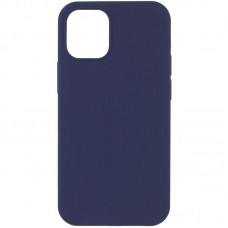 Чохол Silicone Case (AA) NO LOGO with MagSafe для Apple iPhone 13 (6.1")  Темно-синій / Midnight blue - 00000080671_13