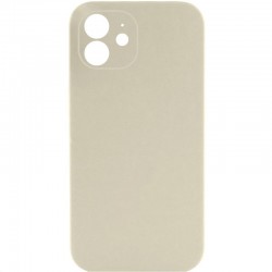 Чохол Silicone Case Full Camera Protective (AA) NO LOGO для Apple iPhone 12 (6.1")  Бежевий / Antique White - 00000070224_42