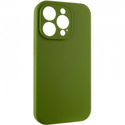 Чохол Silk Full Camera Protective (AA) NO LOGO для Apple iPhone 13 Pro (6.1")  Зелений / Dark Olive - 00000070228_9