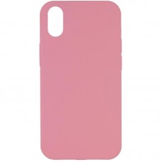 Чохол Silicone Case Full Protective (AA) NO LOGO для Apple iPhone XS Max (6.5")  Рожевий / Light pink - 00000072443_26