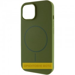 Чохол Silk Full Protective (AA) NO LOGO with Magnetic Fit для Apple iPhone 17 Pro (6.3")  Зелений / Dark Olive - 00000083392_9