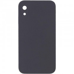 Чохол Silk Square Full Camera Protective (AA) NO LOGO для Apple iPhone XR (6.1")  Сірий / Dark Gray - 00000072153_21