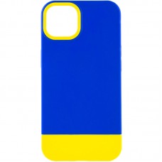 Чохол TPU+PC Bichromatic для Apple iPhone 13 (6.1")  Navy Blue / Yellow - 00000054810_13