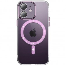 Чохол TPU+PC Colorful with MagSafe для Apple iPhone 12 (6.1")  Pink - 00000065140_3