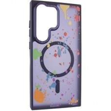 Чохол TPU+PC Flush with MagSafe для Samsung Galaxy S24 Ultra  Dark blue - 00000078771_3