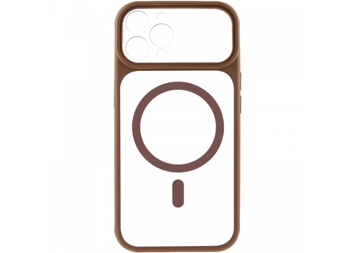 Чохол TPU+PC GETMAN Moon Clear with MagSafe для Apple iPhone 12 Pro Max / 13 Pro Max (6.7
