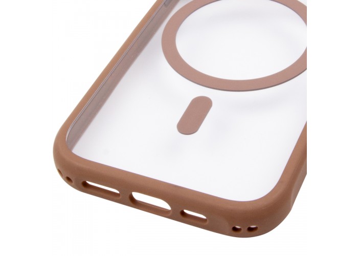 Чохол TPU+PC GETMAN Moon Clear with MagSafe для Apple iPhone 12 Pro Max / 13 Pro Max (6.7