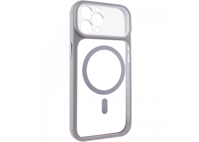 Чохол TPU+PC GETMAN Moon Clear with MagSafe для Apple iPhone 12 Pro Max / 13 Pro Max (6.7