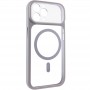 Чохол TPU+PC GETMAN Moon Clear with MagSafe для Apple iPhone 12 Pro Max / 13 Pro Max (6.7