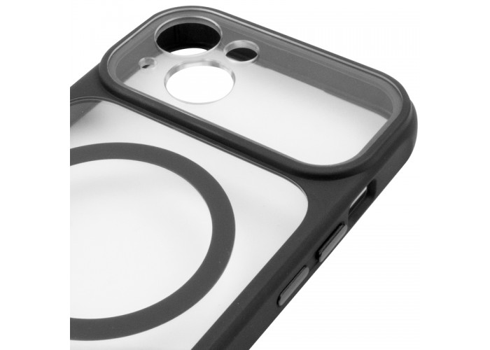 Чохол TPU+PC GETMAN Moon Clear with MagSafe для Apple iPhone 15 (6.1