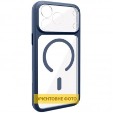 Чохол TPU+PC GETMAN Moon Clear with MagSafe для Apple iPhone 15 Pro (6.1")  Blue - 00000084770_2