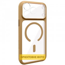 Чохол TPU+PC GETMAN Moon Clear with MagSafe для Apple iPhone 15 Pro (6.1")  Brown - 00000084770_3