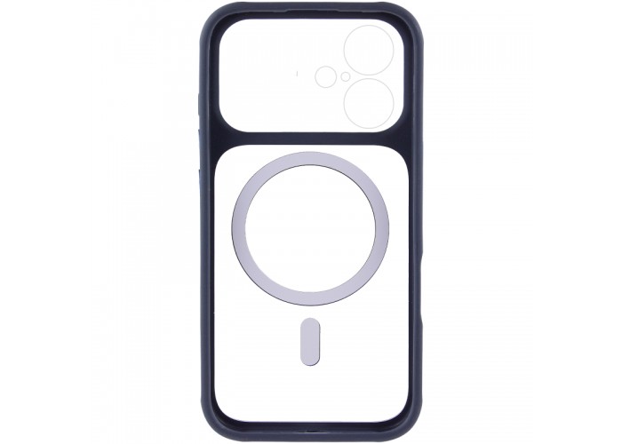 Чохол TPU+PC GETMAN Moon Clear with MagSafe для Apple iPhone 17 (6.3