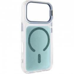 Чохол TPU+PC Jewel Sparkle with MagSafe для Apple iPhone 17 Pro (6.3")  Aqua Blue - 00000084799_1