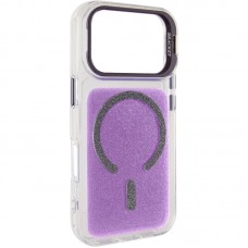 Чохол TPU+PC Jewel Sparkle with MagSafe для Apple iPhone 17 Pro (6.3")  Lavender Glitter - 00000084799_3