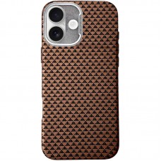 Чохол TPU+PC KVZV Triangular Pattern with Magnetic Fit для Apple iPhone 17 (6.3")  Khaki - 00000088021_3