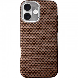 Чохол TPU+PC KVZV Triangular Pattern with Magnetic Fit для Apple iPhone 17 (6.3")  Khaki - 00000088021_3