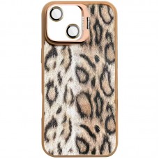 Чохол TPU+PC Wild Leopard with MagSafe and Lens для Apple iPhone 13 / 14 (6.1")  Brown - 00000085169_4