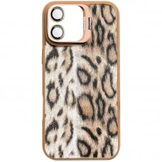 Чохол TPU+PC Wild Leopard with MagSafe and Lens для Apple iPhone 17 (6.3")  Brown - 00000085174_2