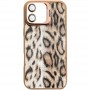 Чохол TPU+PC Wild Leopard with MagSafe and Lens для Apple iPhone 17 (6.3