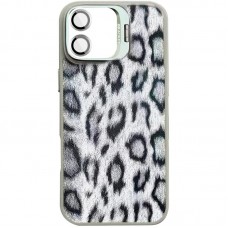 Чохол TPU+PC Wild Leopard with MagSafe and Lens для Apple iPhone 17 (6.3")  Grey - 00000085174_3