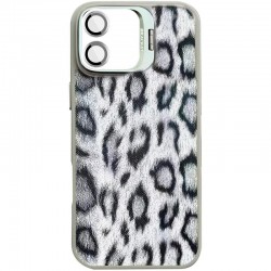 Чохол TPU+PC Wild Leopard with MagSafe and Lens для Apple iPhone 17 (6.3")  Grey - 00000085174_3