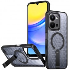 Чохол TPU Breeze with MagSafe stand для Xiaomi Redmi 15C (EU)  Black - 00000083531_1