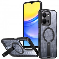 Чохол TPU Breeze with MagSafe stand для Xiaomi Redmi 15C (EU)  Black - 00000083531_1