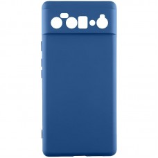 Чохол TPU GETMAN Liquid Silk Full Camera для Google Pixel 6 Pro  Синій / Navy Blue - 00000077913_12