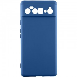 Чохол TPU GETMAN Liquid Silk Full Camera для Google Pixel 6 Pro  Синій / Navy Blue - 00000077913_12