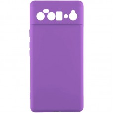 Чохол TPU GETMAN Liquid Silk Full Camera для Google Pixel 6 Pro  Фіолетовий / Purple - 00000077913_14