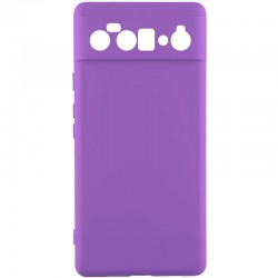 Чохол TPU GETMAN Liquid Silk Full Camera для Google Pixel 6 Pro  Фіолетовий / Purple - 00000077913_14