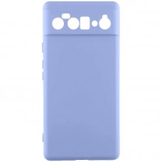Чохол TPU GETMAN Liquid Silk Full Camera для Google Pixel 6 Pro  Бузковий / Light purple - 00000077913_16