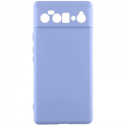 Чохол TPU GETMAN Liquid Silk Full Camera для Google Pixel 6 Pro  Бузковий / Light purple - 00000077913_16