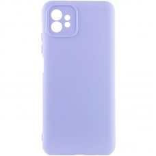 Чохол TPU GETMAN Liquid Silk Full Camera для Motorola Moto G32  Бузковий / Light purple - 00000074057_17