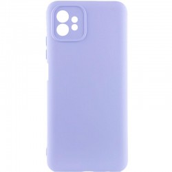 Чохол TPU GETMAN Liquid Silk Full Camera для Motorola Moto G32  Бузковий / Light purple - 00000074057_17