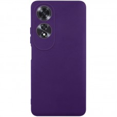 Чохол TPU GETMAN Liquid Silk Full Camera для Oppo A60 4G  Темно фіолетовий / Dark Purple - 00000077920_17