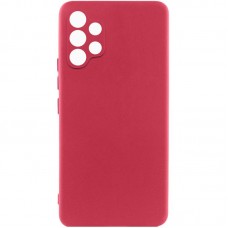 Чохол TPU GETMAN Liquid Silk Full Camera для Samsung Galaxy A32 4G  Червоний / Dark Red - 00000073789_25