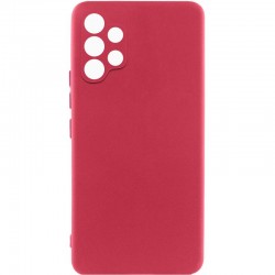 Чохол TPU GETMAN Liquid Silk Full Camera для Samsung Galaxy A32 4G  Червоний / Dark Red - 00000073789_25
