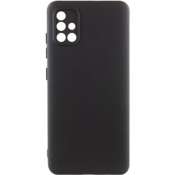 Чохол TPU GETMAN Liquid Silk Full Camera для Samsung Galaxy A71  Чорний / Black - 00000076610_15