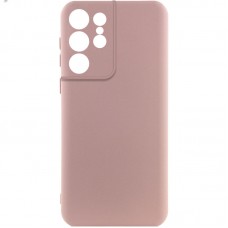 Чохол TPU GETMAN Liquid Silk Full Camera для Samsung Galaxy S22 Ultra  Рожевий / Pink Sand - 00000075778_8