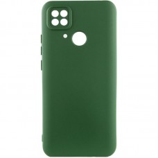Чохол TPU GETMAN Liquid Silk Full Camera для Xiaomi Redmi 10C  Зелений / Dark green - 00000074068_3