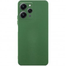 Чохол TPU GETMAN Liquid Silk Full Camera для Xiaomi Redmi 12  Зелений / Dark green - 00000077924_3